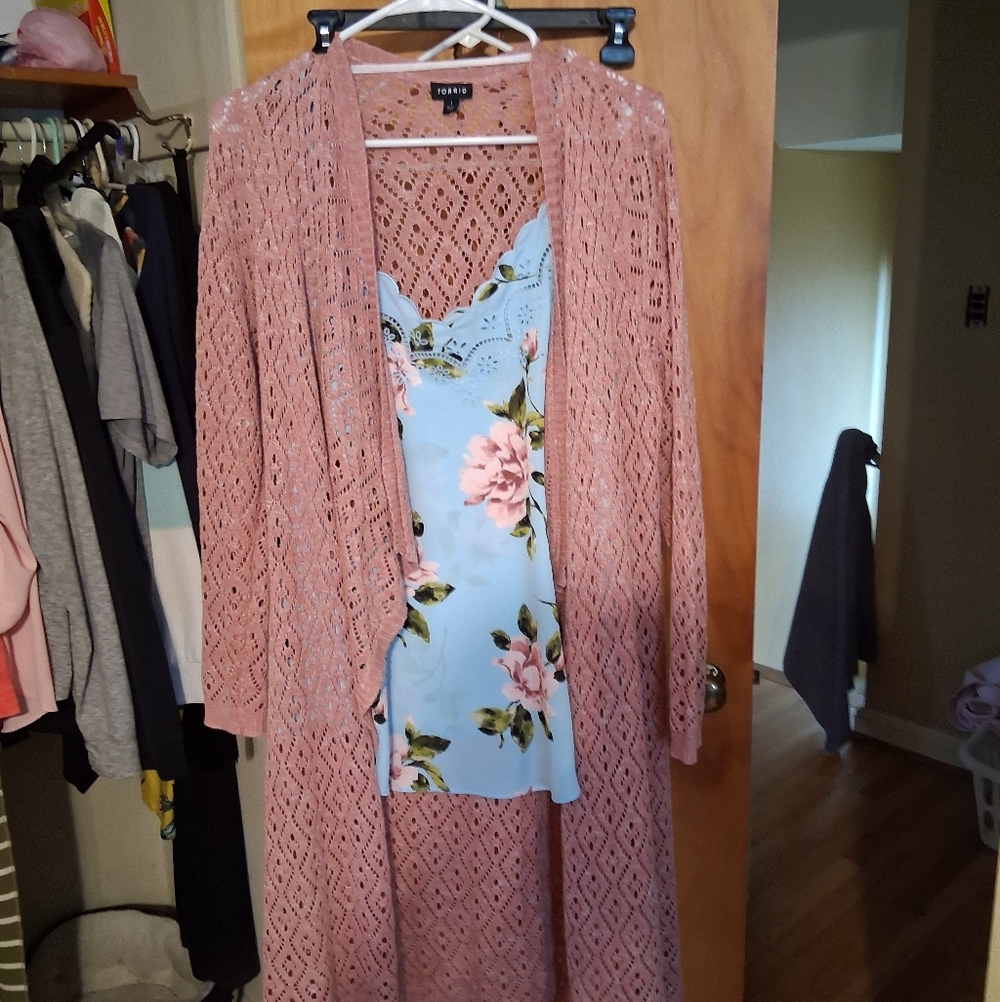 Torrid Cardigan And Top. See Deacription For Sizing.
